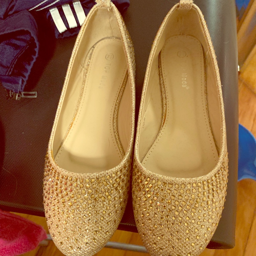 Rhinestone Ballerina Flats size 7